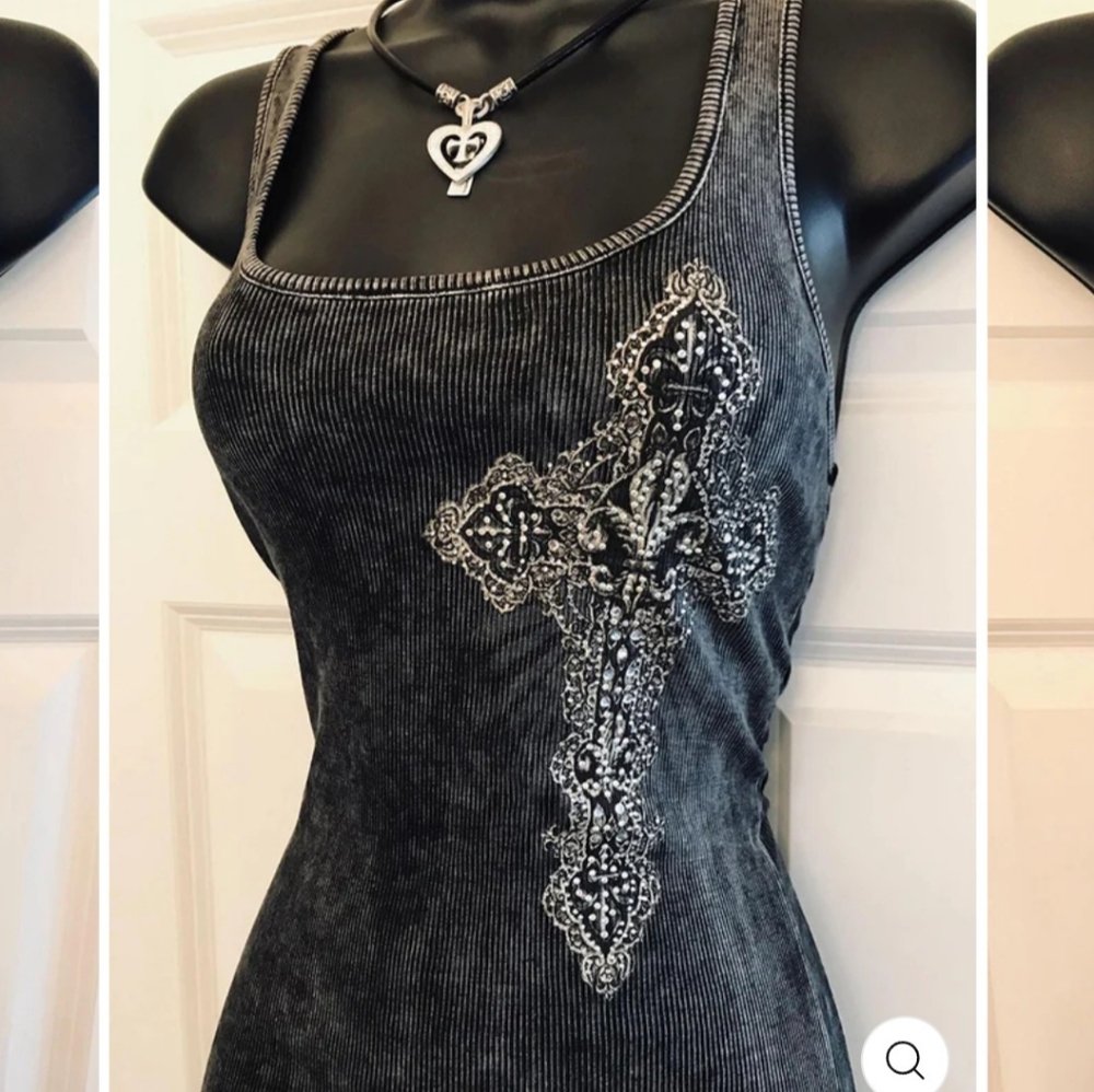 NEW cross wings always a Saint motorcycle sexy tank top